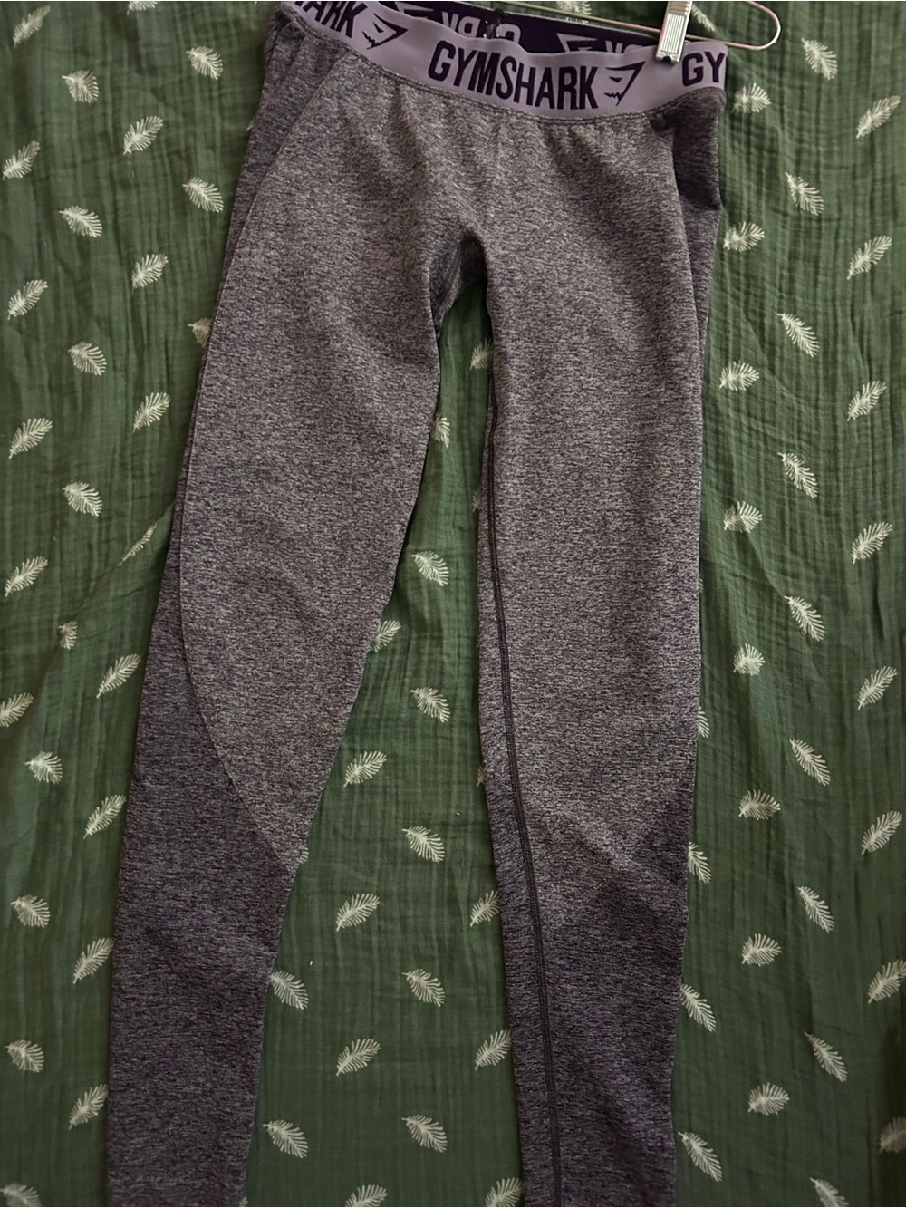 Gymshark Kids Grey Marled Active Leggings